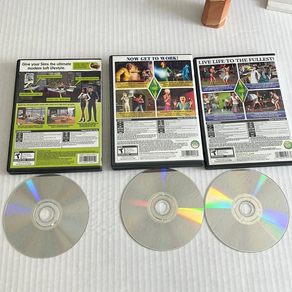 The Sims 3 PC High End Loft Stuff Pack & Ambitions & Generations Expansion Packs